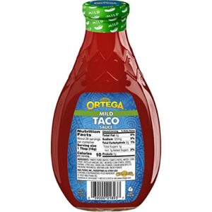 Ortega Taco Sauce Original Thick and Smooth, Mild, 16 Ounce