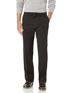 dockers men's classic fit easy khaki pants (standard and big & tall), black, 36w x 32l