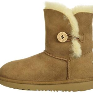 UGG unisex child Bailey Button Ii Boot, Chestnut, 13 Little Kid US