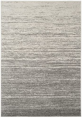 SAFAVIEH Adirondack Collection Area Rug - 5'1" x 7'6", Light Grey & Grey, Modern Ombre Design, Non-Shedding & Easy Care, Ideal for High Traffic Areas in Living Room, Bedroom (ADR113C)