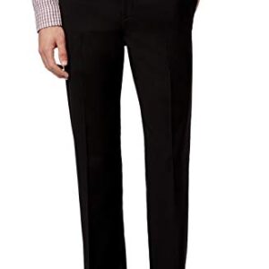 Calvin Klein Men's Slim Fit Dress Pant, Black, 31W x 32L