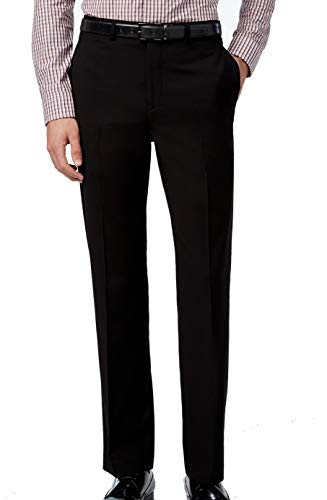 Calvin Klein Men's Slim Fit Dress Pant, Black, 31W x 32L