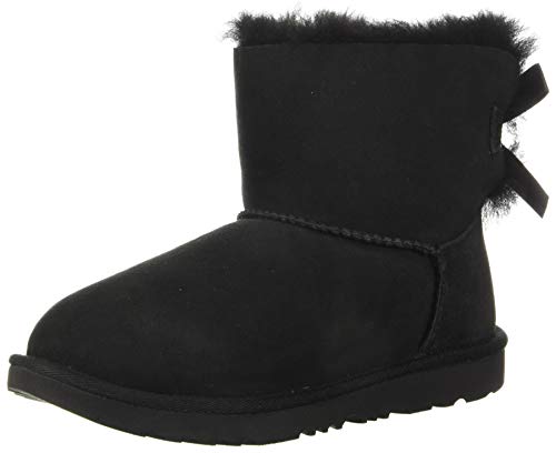 UGG unisex child Mini Bailey Bow Ii Boot, Black, 8 Toddler US