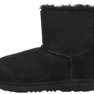 UGG unisex child Mini Bailey Bow Ii Boot, Black, 8 Toddler US