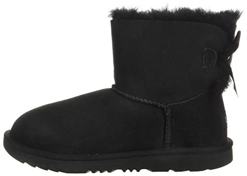 UGG unisex child Mini Bailey Bow Ii Boot, Black, 8 Toddler US