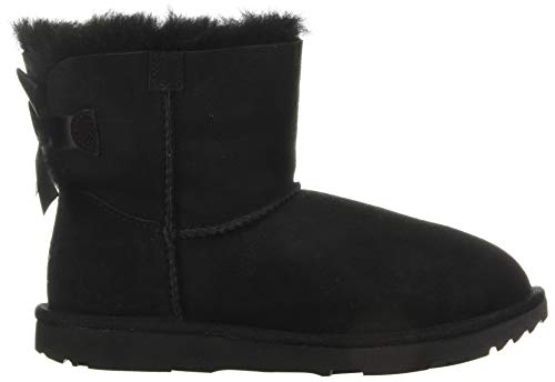 UGG unisex child Mini Bailey Bow Ii Boot, Black, 8 Toddler US