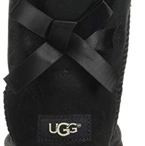 UGG unisex child Mini Bailey Bow Ii Boot, Black, 8 Toddler US