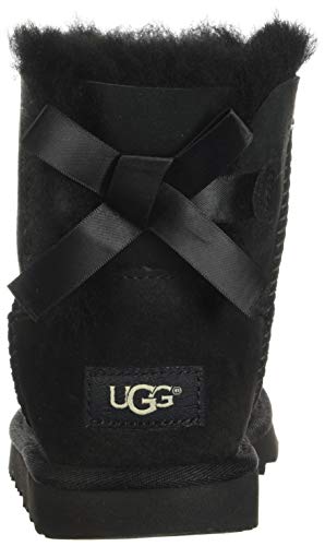 UGG unisex child Mini Bailey Bow Ii Boot, Black, 8 Toddler US