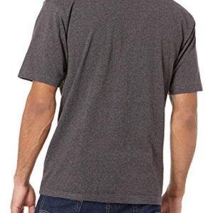 Carhartt Men's Loose Fit Heavyweight Short-Sleeve Logo Graphic T-Shirt,Carbon Heather2X-Large