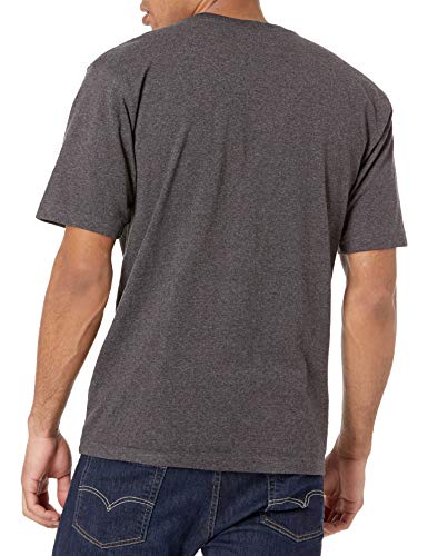 Carhartt Men's Loose Fit Heavyweight Short-Sleeve Logo Graphic T-Shirt,Carbon Heather2X-Large