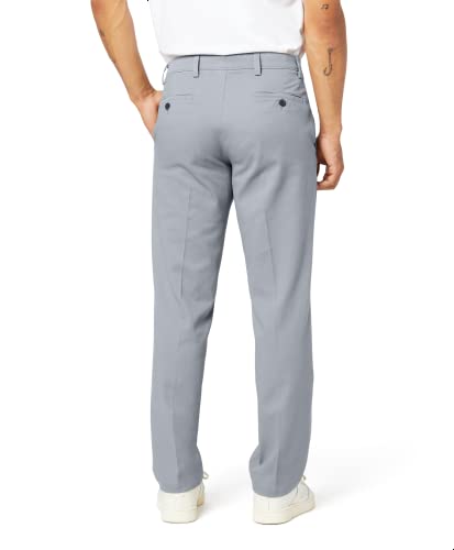 Dockers Men's Straight Fit Easy Khaki Pants, Burma Grey, 31W x 30L