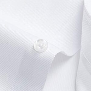 Alimens & Gentle French Cuff Regular Fit Dress Shirts (Cufflink Included) (16" Neck - 34"/35" Sleeve, White New)