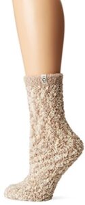 ugg women's cozy chenille sock, cream o/s