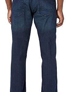 Nautica Men's Relaxed Fit Denim Jeans, Pure Deep Bay Wash, 36W x 34L