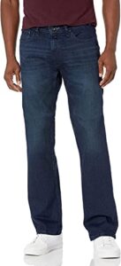 nautica men's relaxed fit denim jeans, pure deep bay wash, 36w x 34l