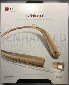 lg tone pro hbs-780 wireless stereo headset - gold