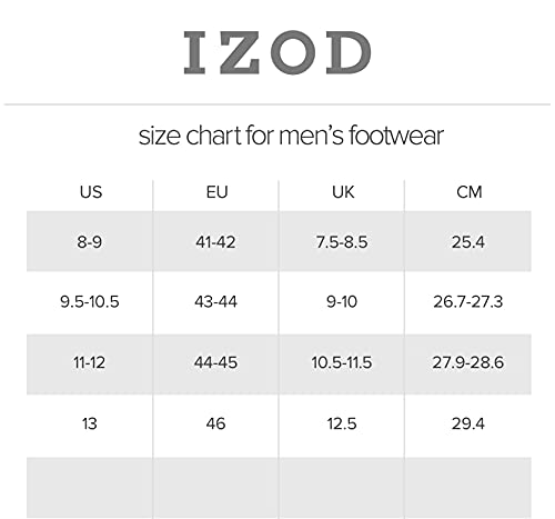 IZOD Men's Memory Foam Slipper, Classic Two-Tone Moccasin, (X-Large / 11-12, Tan)