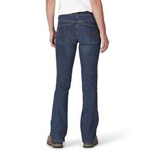 Dickies womens Perfect Shape Denim - Bootcut Stretch Jeans, Stonewashed Indigo Blue, 14 US