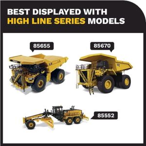 Diecast Masters 1:50 Caterpillar 994K Wheel Loader – Yellow Rock Bucket | High Line Series Cat Trucks & Construction Equipment | 1:50 Scale Model Diecast Collectible Model 85505