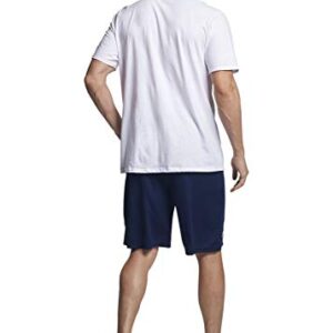 Russell Athletic mens Performance Cotton Short Sleeve T-Shirt, white, L