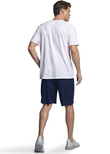 Russell Athletic mens Performance Cotton Short Sleeve T-Shirt, white, L