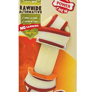 Nylabone Power Chew Rawhide Knot Chew Bone Large - Up to 50 lbs.