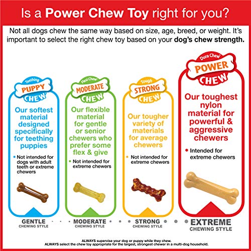 Nylabone Power Chew Rawhide Knot Chew Bone Large - Up to 50 lbs.