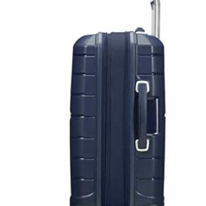 SAMSONITE Flux - Spinner 55/20 Expandable Hand Luggage, 55 cm, 44 liters, Blue (Navy Blue)