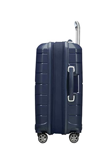 SAMSONITE Flux - Spinner 55/20 Expandable Hand Luggage, 55 cm, 44 liters, Blue (Navy Blue)