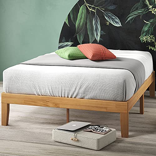 ZINUS Moiz Wood Platform Bed Frame / Wood Slat Support / No Box Spring Needed / Easy Assembly, Natural, Full