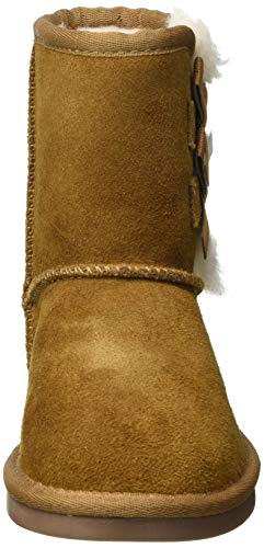 Koolaburra by UGG Unisex-Child Victoria Short Fashion Boot, Chestnut, 9 Toddler US