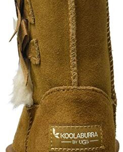 Koolaburra by UGG Unisex-Child Victoria Short Fashion Boot, Chestnut, 9 Toddler US