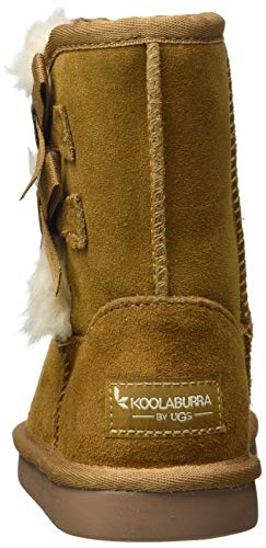 Koolaburra by UGG Unisex-Child Victoria Short Fashion Boot, Chestnut, 9 Toddler US