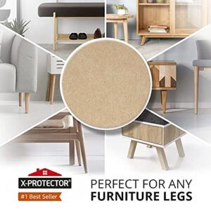 Felt Furniture Pads X-PROTECTOR - 8 Pack Premium 8”x6” Heavy Duty 1/5” Felt Sheets! Cut Furniture Felt Pads for Furniture Feet You Need – Best Furniture Pads for Hardwood Floors!