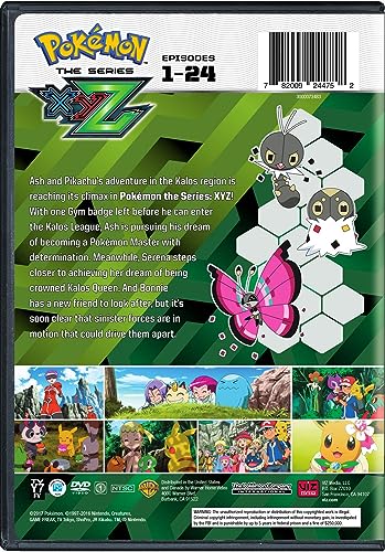 Pokemon the Series: XYZ Set 1 (DVD)