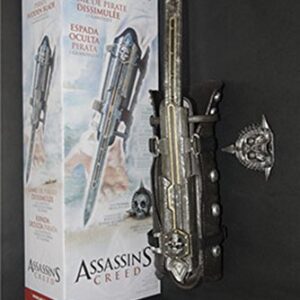 Good Value Assassin's Creed: Black Flag 4 Edward Kenway Hidden Rubber Blade Cosplay Weapons Props 1:1 Sleeves Sword