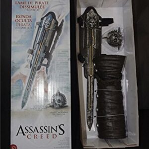 Good Value Assassin's Creed: Black Flag 4 Edward Kenway Hidden Rubber Blade Cosplay Weapons Props 1:1 Sleeves Sword