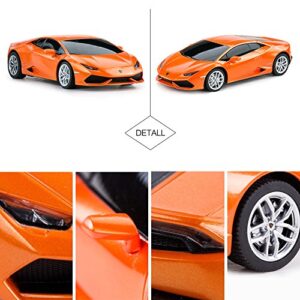 RASTAR Remote Control Car | 1:24 RC Lamborghini HURACÁN LP610-4 Toy Car Model Vehicle, Orange