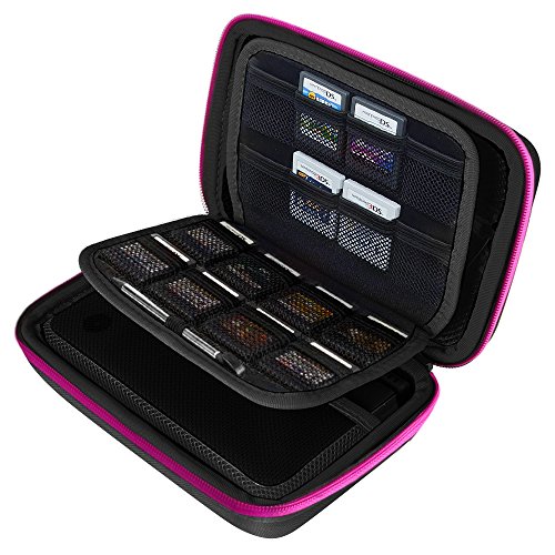 AUSTOR Case for Nintendo New 3DS XL (Black+Rose)