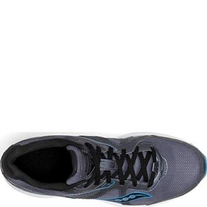 Saucony Men's Cohesion 11 Running Shoe, Grey/Blue, 13 Medium US
