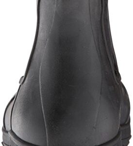 Bogs Men's Sauvie Slip On Low Height Chukka Waterproof Rain Boot, Black, 12