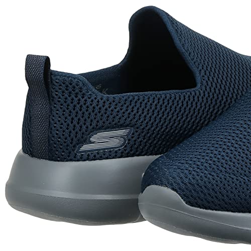 Skechers Men's Go Walk Max-Athletic Air Mesh Slip on Walkking Shoe Sneaker,Navy/Gray,10.5 M US