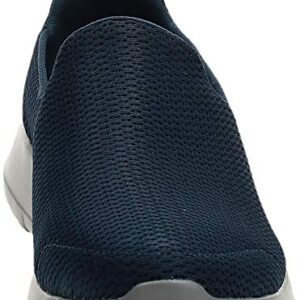 Skechers Men's Go Walk Max-Athletic Air Mesh Slip on Walkking Shoe Sneaker,Navy/Gray,10.5 M US