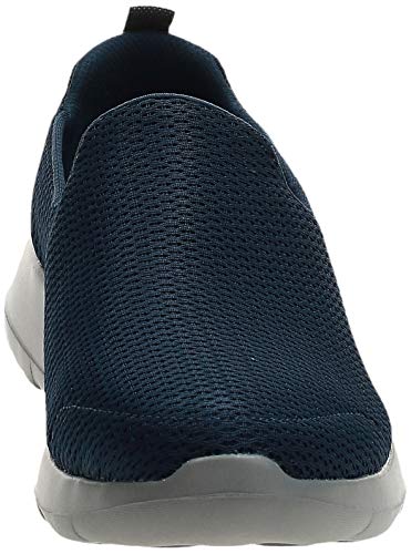 Skechers Men's Go Walk Max-Athletic Air Mesh Slip on Walkking Shoe Sneaker,Navy/Gray,10.5 M US