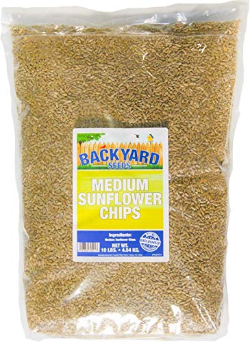 Backyard Seeds Medium Sunflower Chips 10 Pounds