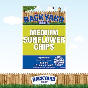 Backyard Seeds Medium Sunflower Chips 10 Pounds