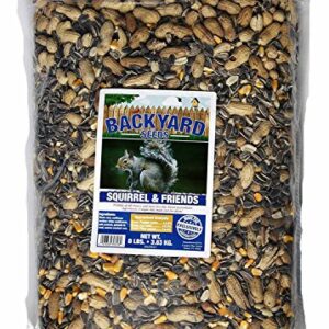 Backyard Seeds Squirrel & Friends Wildlife Chipmunk Food Mix 8 Pounds