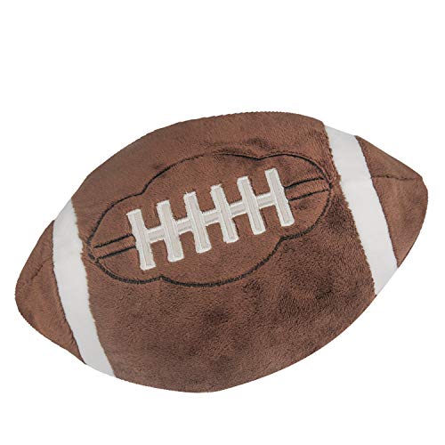 CatchStar Football Plush Fluffy Plush Football Toys Soft Stuffed Football Plush Durable Sports Football Shaped Plush Toy Gift for Kids Boy Child Baby Room