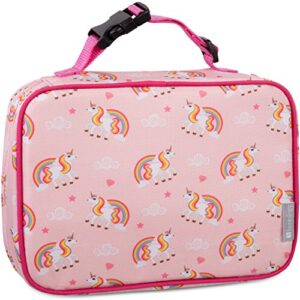 Bentology Lunch Box for Girls - Kids Insulated, Durable Lunchbox Tote Bag Fits Bento Boxes, Containers and Bottles, Back to School Lunch Sleeve Keeps Food Hotter or Colder Longer - Unicorn, Horse