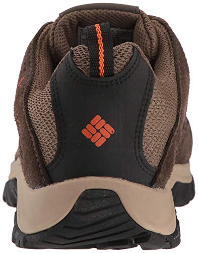 Columbia Mens Crestwood Hiking Shoe, Camo Brown/Heatwave, 12 Wide US